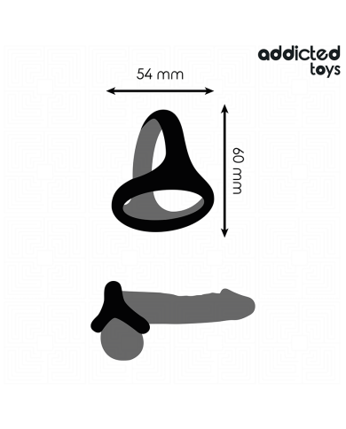 ADDICTED TOYS ANILLO TRIPLE GRUESO PARA EL PENE