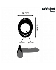 ADDICTED TOYS ANILLO TEXTURIZADO DOBLE PARA EL PENE