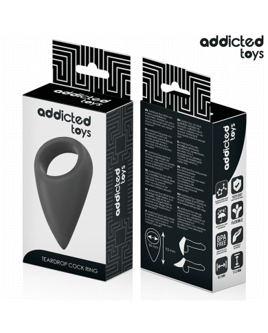 ADDICTED TOYS ANILLO CON FORMA DE LAGRIMA PARA EL PENE