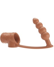PRETTY LOVE FUNDA PARA PENE CON PLUG ANAL NATURAL
