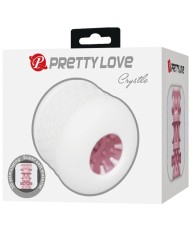 PRETTY LOVE CRYSTLE MASTURBADOR MASCULINO BLANCO