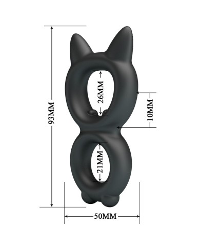 CRAZY BULL TORAN ANILLO DOBLE SILICONA MODELO 20