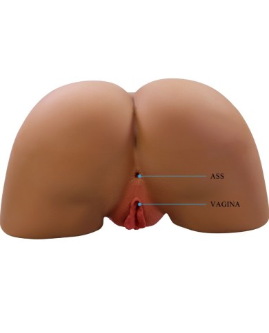 CRAZY BULL GERIANN TRASERO FEMENINO REALISTA VIBRADOR SUCCIONADOR CON SONIDO 55 KG