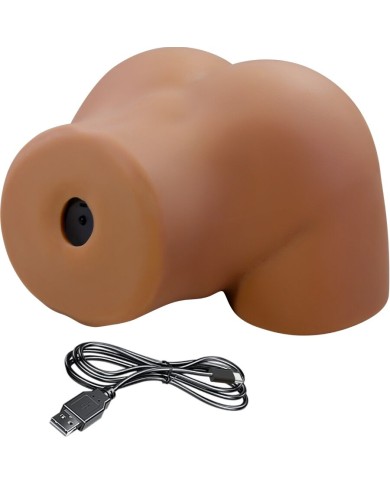 CRAZY BULL GERIANN TRASERO FEMENINO REALISTA VIBRADOR SUCCIONADOR CON SONIDO 55 KG