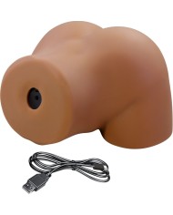 CRAZY BULL GERIANN TRASERO FEMENINO REALISTA VIBRADOR SUCCIONADOR CON SONIDO 55 KG