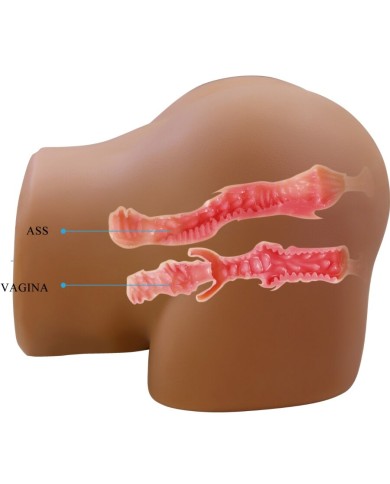 CRAZY BULL GERIANN TRASERO FEMENINO REALISTA VIBRADOR SUCCIONADOR CON SONIDO 55 KG