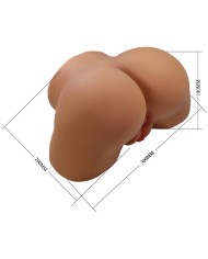 CRAZY BULL GERIANN TRASERO FEMENINO REALISTA VIBRADOR SUCCIONADOR CON SONIDO 55 KG