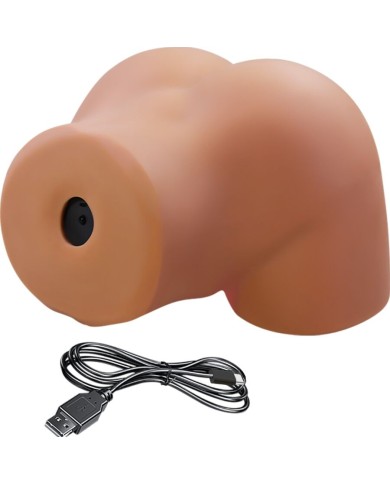 CRAZY BULL ILANA TRASERO FEMENINO REALISTA VIBRADOR SUCCIONADOR CON SONIDO 68 KG