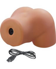 CRAZY BULL ILANA TRASERO FEMENINO REALISTA VIBRADOR SUCCIONADOR CON SONIDO 68 KG