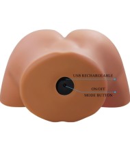 CRAZY BULL ILANA TRASERO FEMENINO REALISTA VIBRADOR SUCCIONADOR CON SONIDO 68 KG