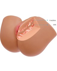 CRAZY BULL ILANA TRASERO FEMENINO REALISTA VIBRADOR SUCCIONADOR CON SONIDO 68 KG