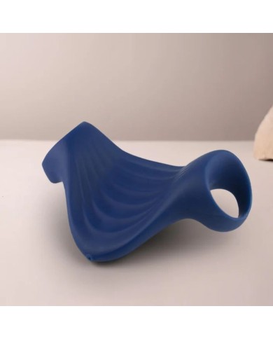 ROCKS OFF PALM MASTURBADOR VIBRADOR FLEXIBLE AZUL
