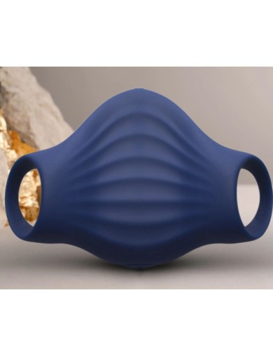 ROCKS OFF PALM MASTURBADOR VIBRADOR FLEXIBLE AZUL