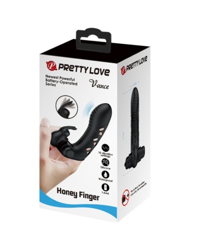 PRETTY LOVE VANCE FUNDA DEDO VIBRADOR CONEJO NEGRO PRETTY LOVE VANCE FUNDA DEDO VIBRADOR CONEJO NEGRO