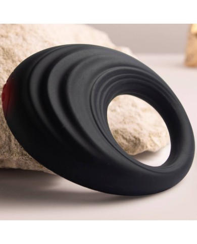ROCKS OFF SPIRE ANILLO VIBRADOR PARA EL PENE NEGRO