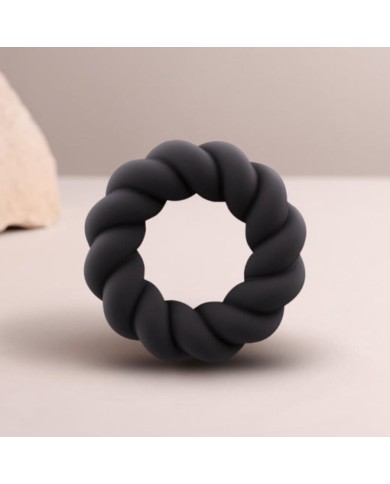 ROCKS OFF TWIST ANILLO MASTURBADOR SILICONA NEGRO