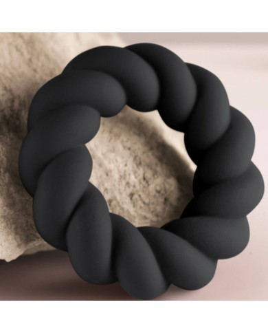 ROCKS OFF TWIST ANILLO MASTURBADOR SILICONA NEGRO