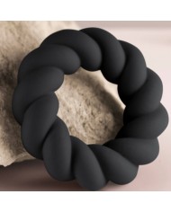 ROCKS OFF TWIST ANILLO MASTURBADOR SILICONA NEGRO