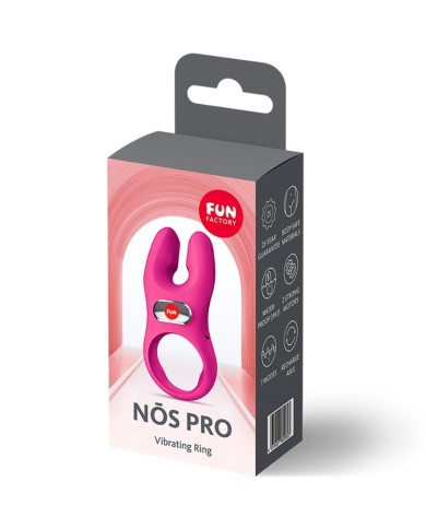 FUN FACTORY NOS PRO ANILLO VIBRADOR PENE MAGENTA
