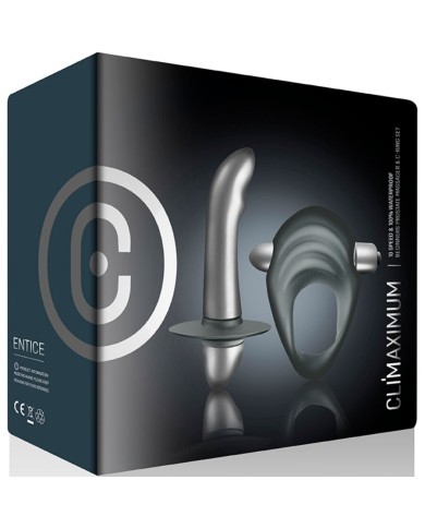 CLIMAXIMUM ENTICE KIT ANILLO PARA PENE VIBRADOR PROSTATA PRINCIPIANTES