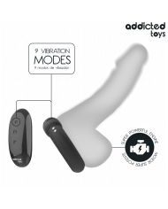 ADDICTED TOYS ANILLO PENE VIBRADOR EFECTO CALOR CONTROL REMOTO