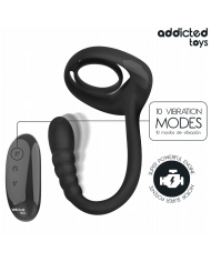 ADDICTED TOYS ANILLO PENE VIBRADOR PUNTOP CONTROL REMOTO