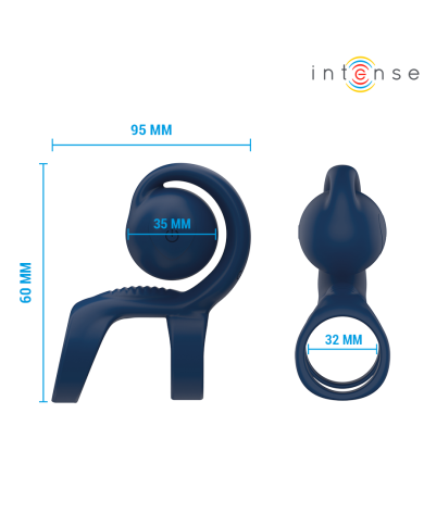 INTENSE TYSON ANILLO POTENCIADOR CON CARACOL VIBRADOR O 32 CM