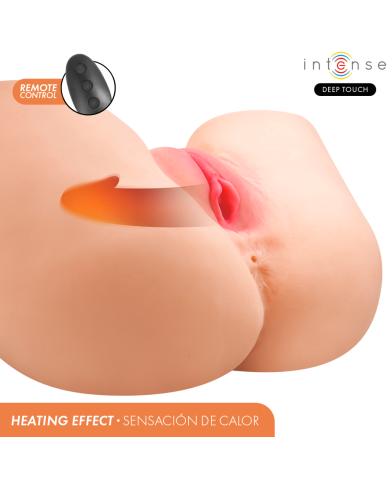 INTENSE DEEP TOUCH JULIA MASTURBADOR VAGINA CON EFECTO SUCCION CALOR VIBRACION Y VOZ CON CONTROL REMOTO 9 KG