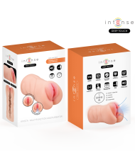 INTENSE DEEP TOUCH KRISTA MASTURBADOR VAGINA CON EFECTO SUCCION VIBRACION Y VOZ 12 KG
