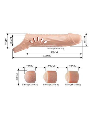 PRETTY LOVE FUNDA PARA PENE CON EXTENSORES