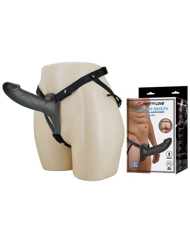 PRETTY LOVE LANDON STRAP ON CON VIBRACION NEGRO