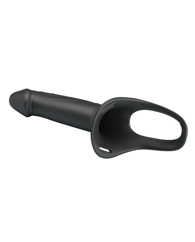 PRETTY LOVE LANDON STRAP ON CON VIBRACION NEGRO