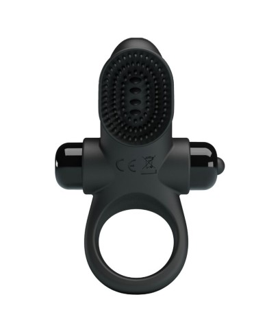 PRETTY LOVE ANILLO VIBRADOR II PARA PENE NEGRO PRETTY LOVE ANILLO VIBRADOR II PARA PENE NEGRO