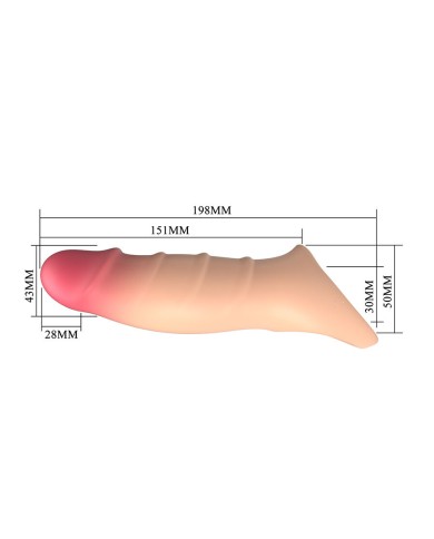 PRETTY LOVE DARNELL FUNDA PARA PENE EFECTO REALISTA