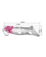 PRETTY LOVE DARNELL FUNDA PARA PENE EFECTO TRANSPARENTE