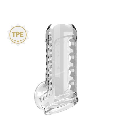 PRETTY LOVE FUNDA PARA PENE TEXTURIZADA TRANSPARENTE