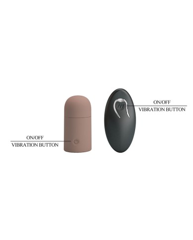 PRETTY LOVE FUNDA PARA PENE TEXTURIZADA CON VIBRACION Y CONTROL REMOTO