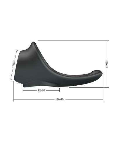 CRAZY BULL ZADOK ANILLO ERGONOMICO CON ESTIMULADOR DE PERINE