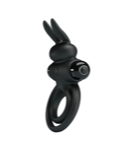 PRETTY LOVE ANILLO VIBRADOR III CONEJO PARA PENE NEGRO PRETTY LOVE ANILLO VIBRADOR III CONEJO PARA PENE NEGRO