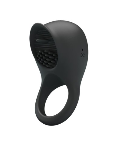 PRETTY LOVE ANILLO VIBRADOR PARA PENE CON LENGUA NEGRO PRETTY LOVE ANILLO VIBRADOR PARA PENE CON LENGUA NEGRO
