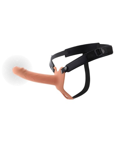 HIDDEN DESIRE INFERNO STRAP ON FUNDA PARA PENE CON VIBRACION 18 CM