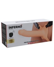 HIDDEN DESIRE INFERNO STRAP ON FUNDA PARA PENE CON VIBRACION 18 CM