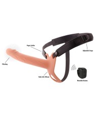 HIDDEN DESIRE INFERNO STRAP ON FUNDA PARA PENE CON VIBRACION 20 CM