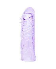 BAILE FUNDA LILA PARA EL PENE EN SILICONA ADAPTABLE 13 CM