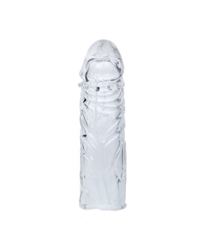 BAILE FUNDA TRANSPARENTE PARA EL PENE EN SILICONA 13 CM
