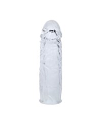 BAILE FUNDA TRANSPARENTE PARA EL PENE EN SILICONA 13 CM