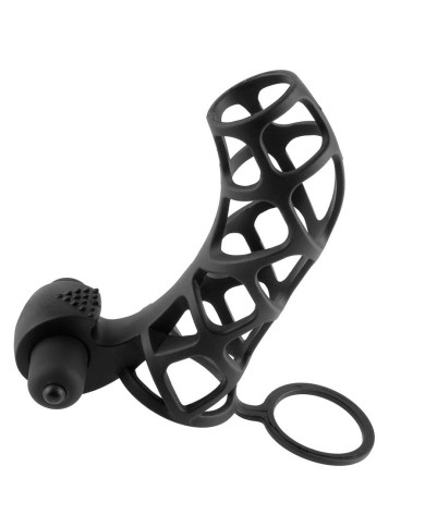 FANTASY X TENSIONS FUNDA PARA EL PENE DE SILICONA CON VIBRADOR