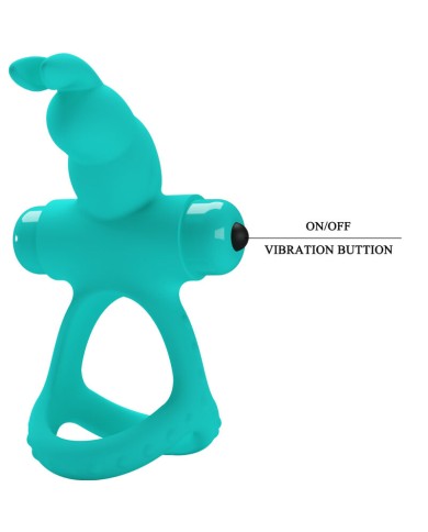PRETTY LOVE FIGGY ANILLO VIBRADOR RABBIT VERDE PRETTY LOVE FIGGY ANILLO VIBRADOR RABBIT VERDE