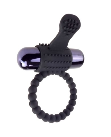 FANTASY C RINGZ ANILLO VIBRADOR DE SILICONA NEGRO