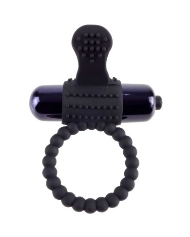FANTASY C RINGZ ANILLO VIBRADOR DE SILICONA NEGRO